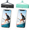 IPX8 Waterproof Phone Pouch/Case, 2-Pack Universal TPU Cell Phone Dry Bag 3D HD Touch Underwater Protector with soft Lanyard for iPhone 14 13 12 P...