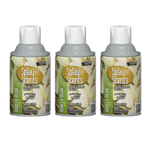 Champion Sprayon SprayScents Vanilla Bean net 7 oz.. Count 3...