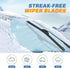 GSPSCN OEM QUALITY 26''+16'' Premium Original Replacement Windshield Wiper Blades,Quiet and Durable Stable High Performance All-Season Auto Wiper ...
