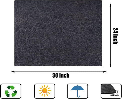 Heat Resistant Mat for Air Fryer with Kitchen Appliance Sliders Function, 1 Pcs Kitchen Countertop Heat Protector Mat Kitchen Hot Pads for Air Fry...