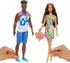 Barbie & Ken Fashions 2-Pack Clothing & Accessories Set, 1 Tropical Dress & Tote for Barbie Doll & 1 Tropical Shirt & Shorts Outfit with Shoes for...