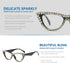 Freckles Mark Bedazzled Rhinestone Bling sunglasses for Women Sparkly Diamond Glasses Vintage Retro Cat Eye...