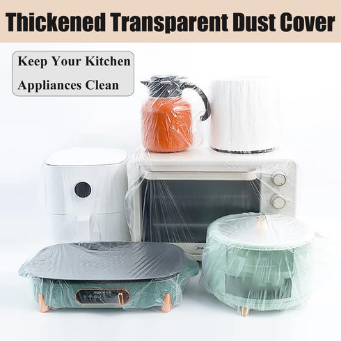 20 PCS Kitchen Small Appliance Dust Covers,Disposable Thickened Plastic Dust Cover for Air Fryer,Blender, Oven, Coffee Maker,Pressure Cooker, Inst...