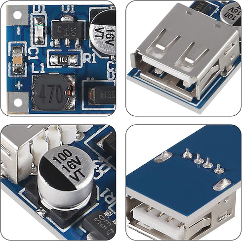 12PCS PFM Control DC-DC 0.9V-5V to 5V Converter Step Up Boost Converter Module 600MA Mobile Power Bank USB Charger Power Supply Module......