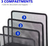 Desk File Holder, 3 Tier Document File Folder Metal Mesh Holder Magazine Organizer for Document/Filing/Folders/Paper for Office & School & Home....