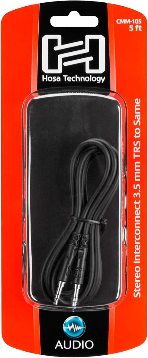 Hosa Technology Acoustic Guitar Stand, Mini, Black, 5 Feet (CMM-105)...