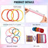 Blulu 288 Pieces Loom Potholder Loops Weaving Loom Loops Weaving Craft Loops with Multiple Colors for DIY Crafts Supplies, Compatible with 7 Inch ...