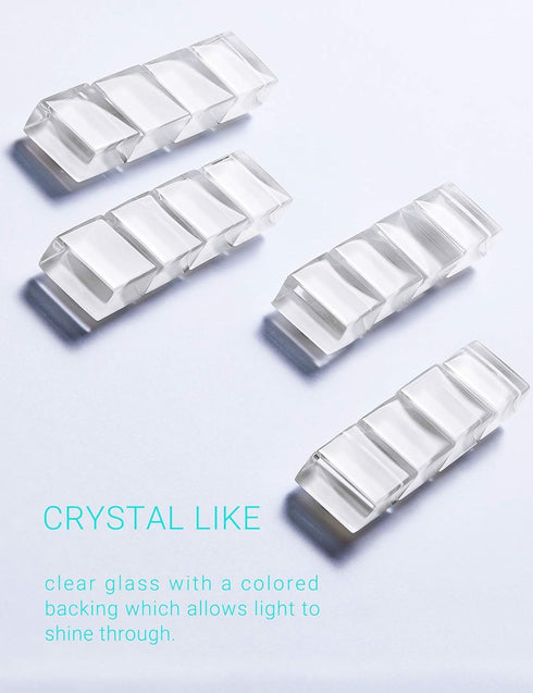 Mymazn Fridge Magnets Refrigerator Magnets for Fridge Cute Glass Magnets Decorative Kitchen Office (White)...