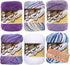 Variety Assortment Lily Sugar 'n Cream Yarn Bundle 100% Cotton Worsted #4 Weight Solids & Ombres with Needle Gauge (Mix 236)......