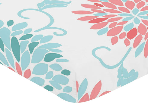 Fitted Crib Sheet for Modern Emma Baby/Toddler Bedding Set Collection - Floral Print...