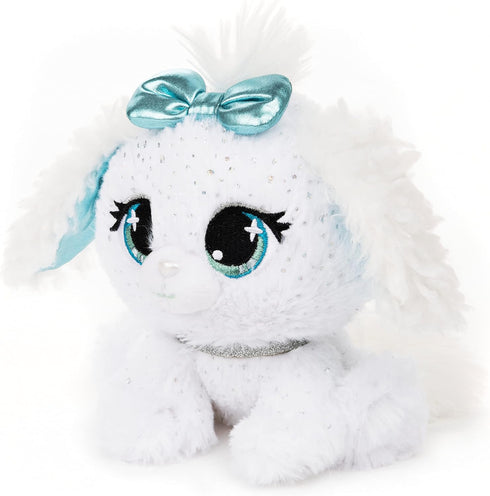 GUND P.Lushes Designer Fashion Pets Bianca Blings Premium Puppy Dog Stuffed Animal, White and Blue, 6”...