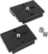 2 Pack Quick Release Plate, Tripod Quick Release Adapter Compatible for Manfrotto 200PL-14 QR Cameras Tripod, Camera Mounting Adapter with 1/4" an...
