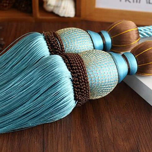 Selling Wonderful Curtain Holdbacks Curtains Tiebacks Home Decorative Braided Buckle Fastener Accessories Window Drapery Ball Tassels Tiebacks, Se...
