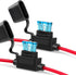 MGI SpeedWare 14AWG Inline Fuse Holder Harness with 15AMP ATC ATO Blade Fuse (2-Pack)...