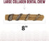 Icelandic+ Beef Collagen Dental Chew Stick Wrapped with Fish 8" Dog Treat...