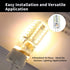 5pcs G4 LED Bulb12V 4W AC/DC Landscape Light Bulbs Bi-Pin Base Light Bulbs Led Landscape Light Bulbs G4 Bulb LED Lighting Equiavlent to 20W-30W T3...