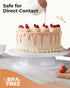 Kootek Cake Stand, 11 Inch Rotating Cake Turntable for Decorating, Display & Baking, Smooth Revolving Spinner Stand (White)...