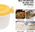 Microwave Food Container Microwave Rice Cooker Food Container: 1L Pasta Cooker Maker Oven Rice Cooker Steamer Microwave Cookware for Rice Chicken ...