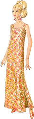 Simplicity Misses' Vintage 1960's Collarless Dress Sewing Pattern Packet, Design Code S9884, Sizes 6-8-10-12-14...
