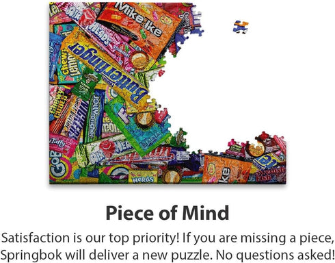 Springbok's 500 Piece Jigsaw Puzzle Sweet Tooth, Multi...