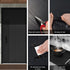DUUEIHHUER Black Wallpaper Wood Grain Wallpaper Peel and Stick Wall Decoration Contact Paper Retro Wooden Board Kitchen Bedroom Decoration Furnitu...