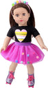 18 Inch American Doll Clothes and Accessories Doll Travel Skating Sport Playset Doll Outdoor Sport Accessories (Not Include Doll)...