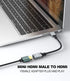 Mini HDMI to HDMI Adapter, 4K HDMI Female to Mini HDMI Male Cable Adapter Compatible for Raspberry Pi W, DSLR Camera, Graphics Card, Laptop, HDTV,...