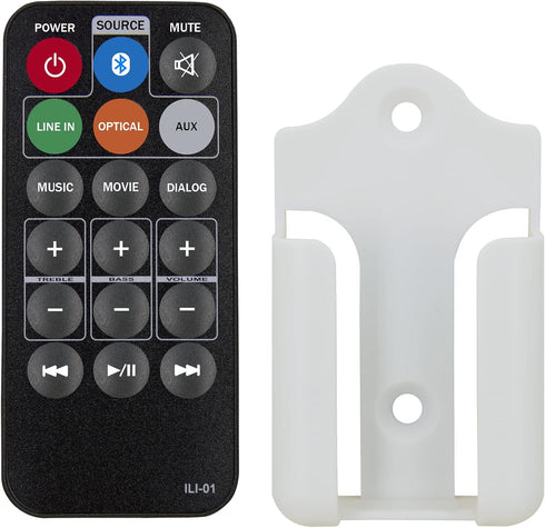Replacement Remote Control for iLive ITB105B IT1B74B ITB396B ITB283B ITB183B ITB183B V859-04 HD Bluetooth Soundbar Sound Bar Audio System...