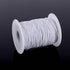 0.8 mm Elastic String Cord Stretchy Bracelet String Beading Thread for Jewelry Making and Bracelet Making, 109 Yards, White...