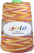 golo Crochet Yarn Cotton 6/4 Cotton Cone Yarn (Windmill Candy)......