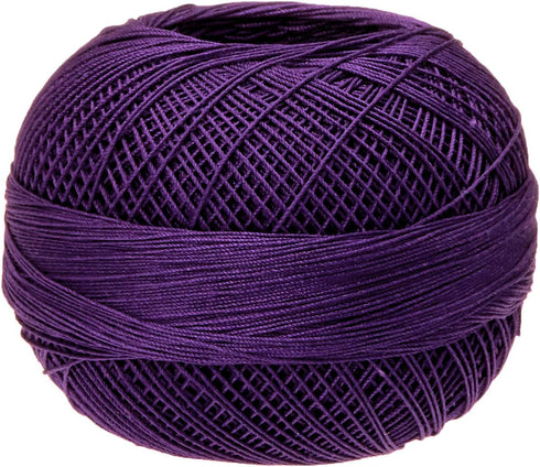 Handy Hands Lizbeth Premium Cotton Thread, Size 40, Purple Dark...