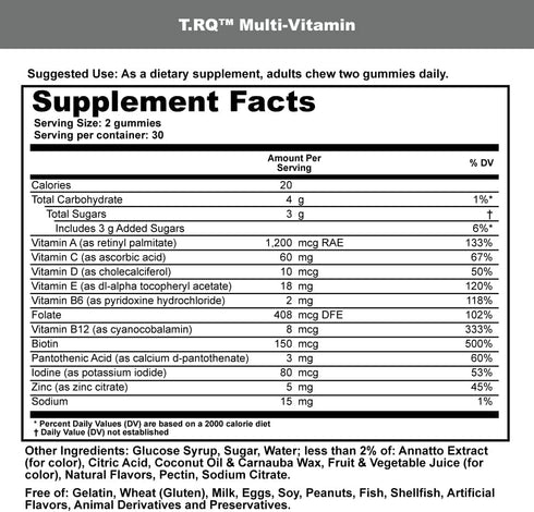 Multi-vitamin Gummy (dietary Supplement), Natural Strawberry, Orange and Cherry, 60 Count...