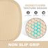 Rorecay Silicone Pot Holders Sets: Heat Resistant Oven Hot Pads with Pockets Non Slip Grip Large Potholders for Kitchen Baking Cooking | Quilted L...