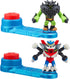 Akedo - Ultimate Arcade Warriors Battle Giants Versus Pack - Scratch-Atron VS Tonk - Mini Battling Action Figures Ready, Fight, Split Strike...
