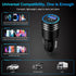 30W USB C Car Charger, PD 3.0 & 2.4A Dual Port Fast Charging Car Adapter 12V USB Outlet Cigarette Lighter Plug for iPhone 15 Pro Max 15 Plus 14 13...