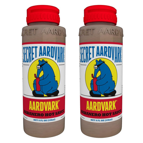 Secret Aardvark Habanero Hot Sauce – Habanero Peppers & Roasted Tomatoes, Medium Spiced Hot Sauce, BBQ Sauce, Non-GMO, Low Sugar, Low Carb, Gluten...