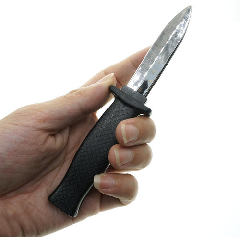 3PCS Retractable Fake Knife Toy Plastic Dagger Funny Trick Gadget Props Classic Gag Fun Prank Friend for Halloween Fool's Day Gift...