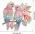 Animal Parrot 5D Diamond Art Painting Kits Hanging Pendants Wall Art Point Drill Crystal Diamond Art Window Pendants for Adults Home Garden Wall D...