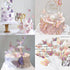 20PCS Gold Pink Purple Butterfly Cupcake Toppers - Handmade Cake Decorations for Girls Baby Shower Wedding Birthday Party Decor - Mixed Size...