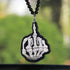 FJKWLC Car Rear View Mirror Pendant Car Pendant Acrylic Skeleton Hand Bones Rear View Mirror Charms Ornaments Mirror Trim Hanging Suspension Gift ...