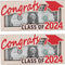 Graduation Money Holder Graduation Gift Wooden Graduation Card Box Cash Holder Envelope Class of 2024 Senior Money Gift for Graduates (2PCS red)...