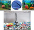 10mm Diameter Rubber Tube Aquarium Air Curtain Bubble Air Diffuser Flexible Air Bubble Rubber Tube for Aquarium Fish Tank, Black, Long (20cm/8")...