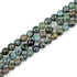 Bymitel 140Pcs Natural Crystal Beads Stone Gemstone Round Energy Healing Loose Beads with Stretch Cord for Jewelry Making Bracelets Anklets (Afric...