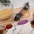 Magnetic Measuring Spoons Set of 5 Stainless Steel Dual Sided Stackable Teaspoon for Measuring Dry and Liquid Ingredients (Color)...