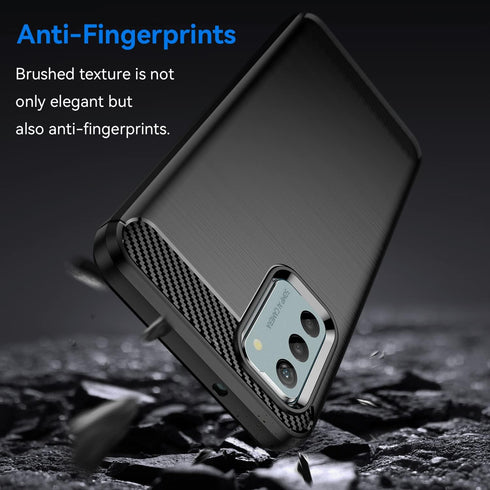 for Nokia G42 phone case: shockproof phone case - anti drop protection phone case shock absorption flexible TPU carbon fiber protection phone case...