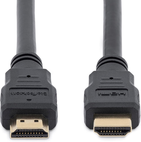 StarTech.com 3 ft High Speed HDMI Cable – Ultra HD 4k x 2k HDMI Cable – HDMI to HDMI M/M - 3ft HDMI 1.4 Cable - Audio/Video Gold-Plated (HDMM3) Bl...