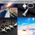 9pcs Airplane Keychain Set Spacecraft Aircraft Airliner Fighter Plane Model Creative Key Ring Gift for Aviation Enthusiast Pilot Aviator...
