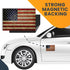 Magnet Me Up: Weathered American Flag Car Magnet Decal - 4x6 Inch - Red, White, Blue - Heavy-Duty Automotive Old Glory Magnet for Car, Truck, SUV ...