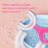 Pegciz Kids U-Shaped Toothbrush, Toddler Toothbrush Food Grade Soft Silicone Brush Head, Manual Whole Mouth Toothbrush for Kids Age 2-6, 360° Oral...