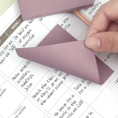 Sticky Notes 3x3 Self-Stick Notes Pads with 8 Morandi Colors, Easy to Post for Office, School, Home, 8 Pads/Pack, 70 Sheets/Pad...